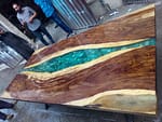 Epoxy River Table - Solid Wood and Epoxy