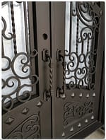 Wrought Iron Door - Handmade - Ornamental - Cast Iron - Metal - Custom made - Main Enterance