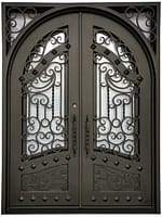 Wrought Iron Door - Handmade - Ornamental - Cast Iron - Metal - Custom made - Main Enterance