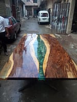 Epoxy River Table - Solid Wood and Epoxy