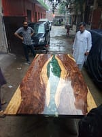 Epoxy River Table - Solid Wood and Epoxy