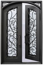 Wrought Iron Door - Handmade - Ornamental - Cast Iron - Metal - Custom made - Main Enterance