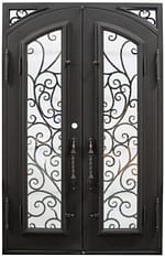 Wrought Iron Door - Handmade - Ornamental - Cast Iron - Metal - Custom made - Main Enterance