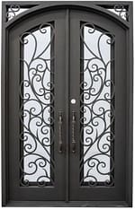 Wrought Iron Door - Handmade - Ornamental - Cast Iron - Metal - Custom made - Main Enterance