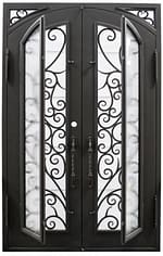 Wrought Iron Door - Handmade - Ornamental - Cast Iron - Metal - Custom made - Main Enterance