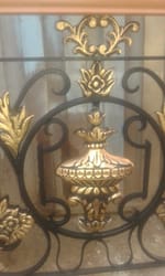 Wrought Iron Railing - Blustrade - Hand forged - Ornamental - Cast Iron - handmade - Metal - Custom made - Staircase - Balcony - Terrace - Fence