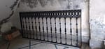 Wrought Iron Railing - Blustrade - Hand forged - Ornamental - Cast Iron - handmade - Metal - Custom made - Staircase - Balcony - Terrace - Fence