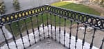 Wrought Iron Railing - Blustrade - Hand forged - Ornamental - Cast Iron - handmade - Metal - Custom made - Staircase - Balcony - Terrace - Fence