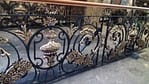 Wrought Iron Railing - Blustrade - Hand forged - Ornamental - Cast Iron - handmade - Metal - Custom made - Staircase - Balcony - Terrace - Fence