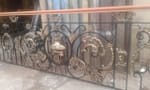 Wrought Iron Railing - Blustrade - Hand forged - Ornamental - Cast Iron - handmade - Metal - Custom made - Staircase - Balcony - Terrace - Fence