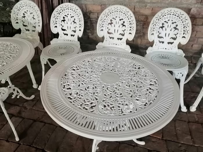 Cast Aluminium - Cast Metal - Ornamental - Patio - Furniture - Chair - Table