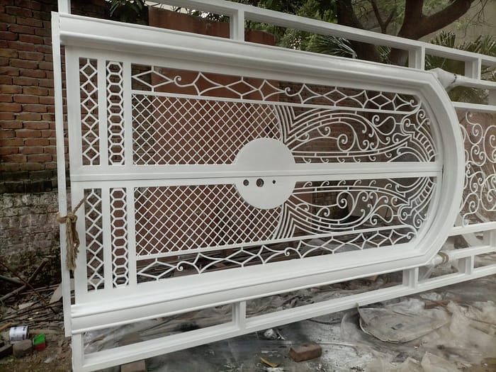 Wrought Iron Door - Handmade - Ornamental - Cast Iron - Metal - Custom made - Main Enterance