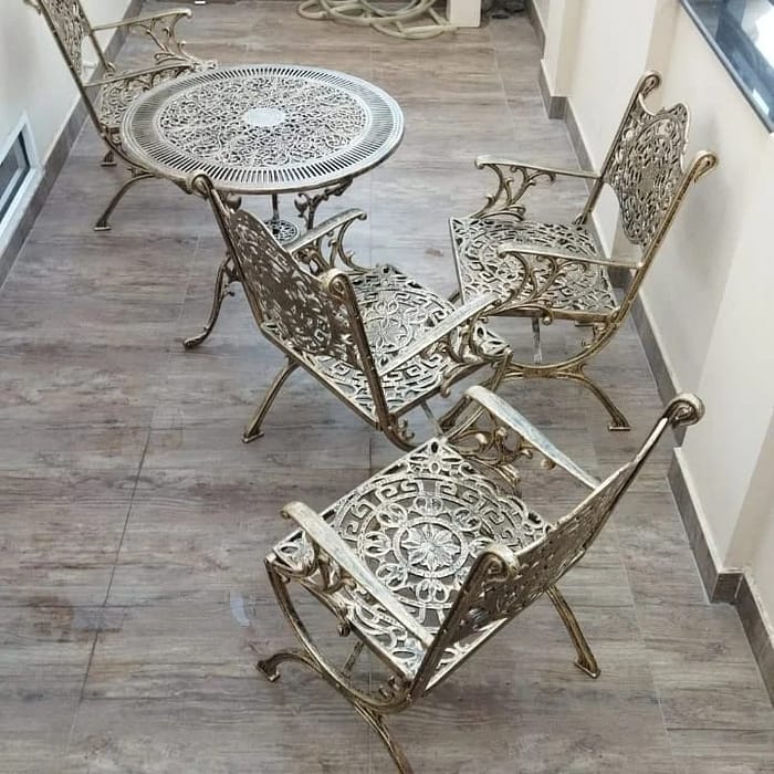 Cast Aluminium - Cast Metal - Ornamental - Patio - Furniture - Chair - Table