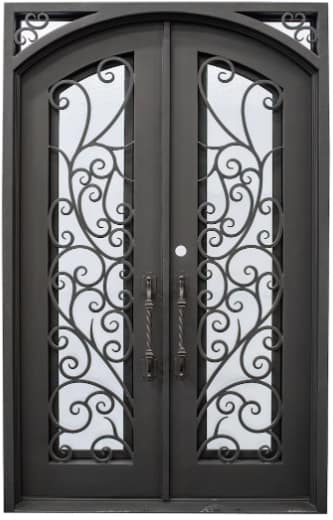 Wrought Iron Door - Handmade - Ornamental - Cast Iron - Metal - Custom made - Main Enterance